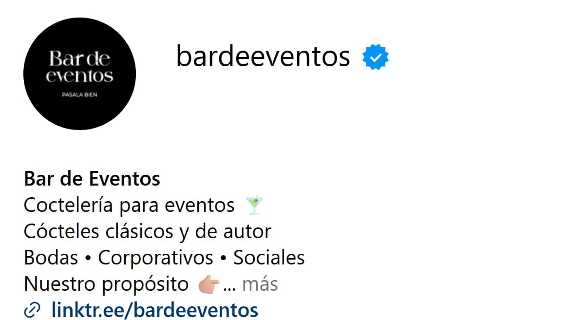 Bar de Eventos - proyecto realizado por Manish
