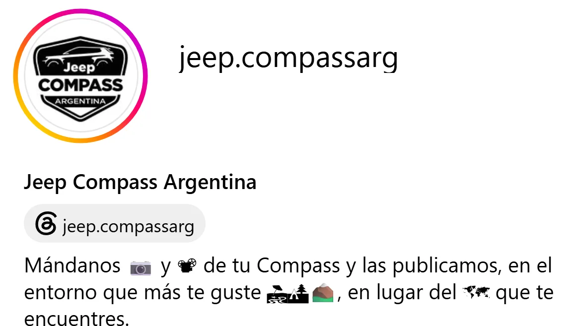 Jeep Compass Argentina - proyecto realizado por Manish