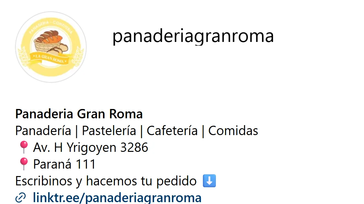 Panadería Gran Roma - proyecto realizado por Manish