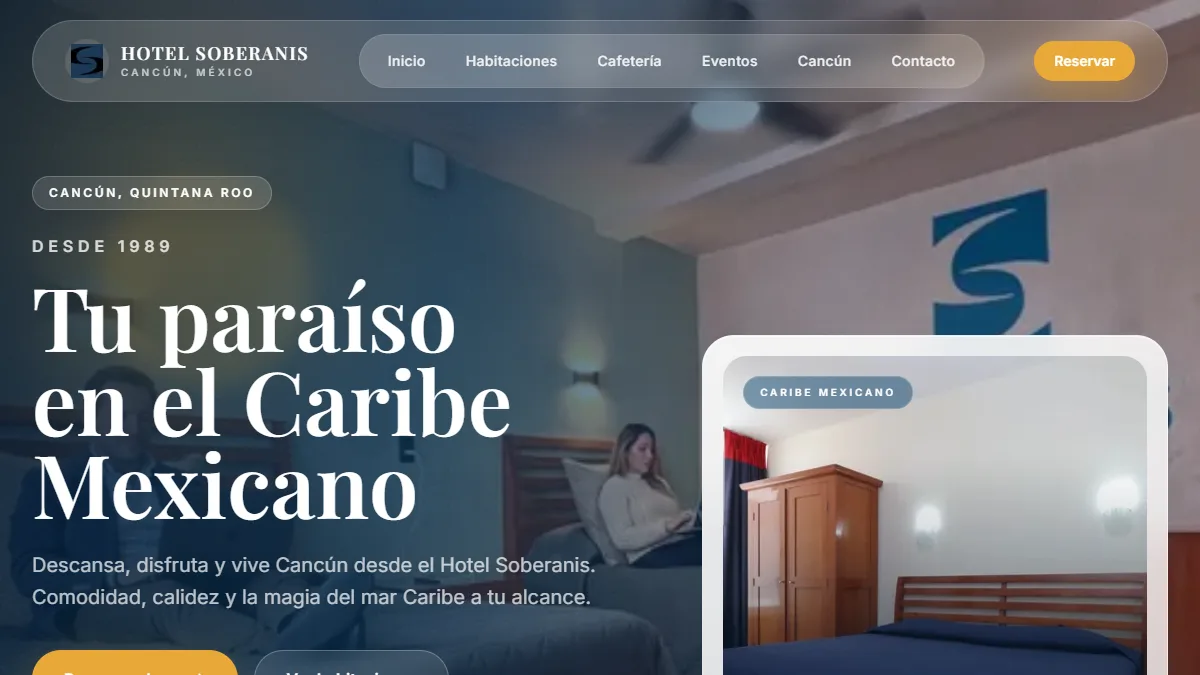 Soberanis Cancún Hotel - proyecto realizado por Manish